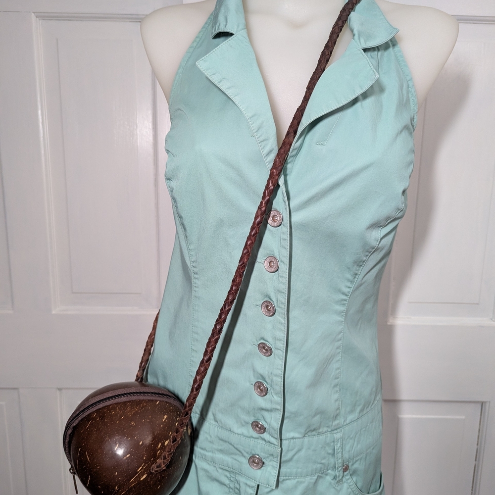 April Cornell Coconut Shoulder Bag, Handmade in‎ Philippines, Braided Strap